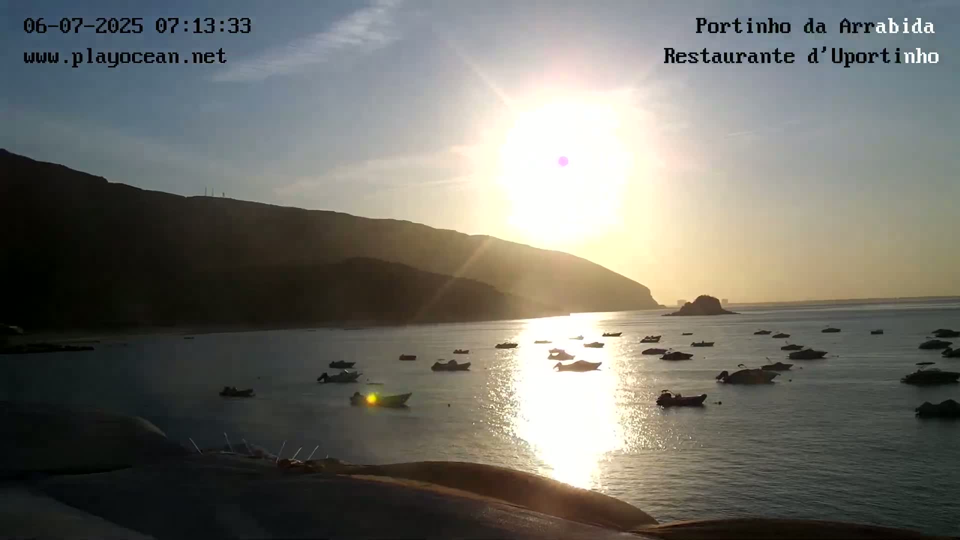 Portinho da Arrabida & Praia do Creiro Beach Live Cam - Sao Lourenco, Setubal, Lisbon, Portugal