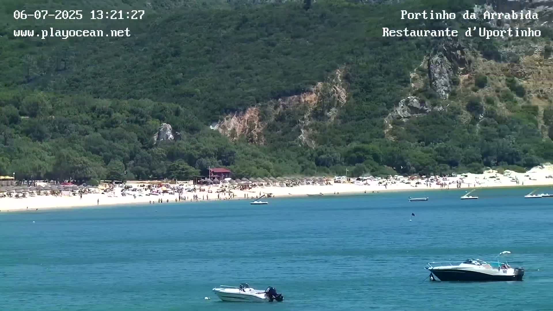 Portinho da Arrabida & Praia do Creiro Beach Live Cam - Sao Lourenco, Setubal, Lisbon, Portugal