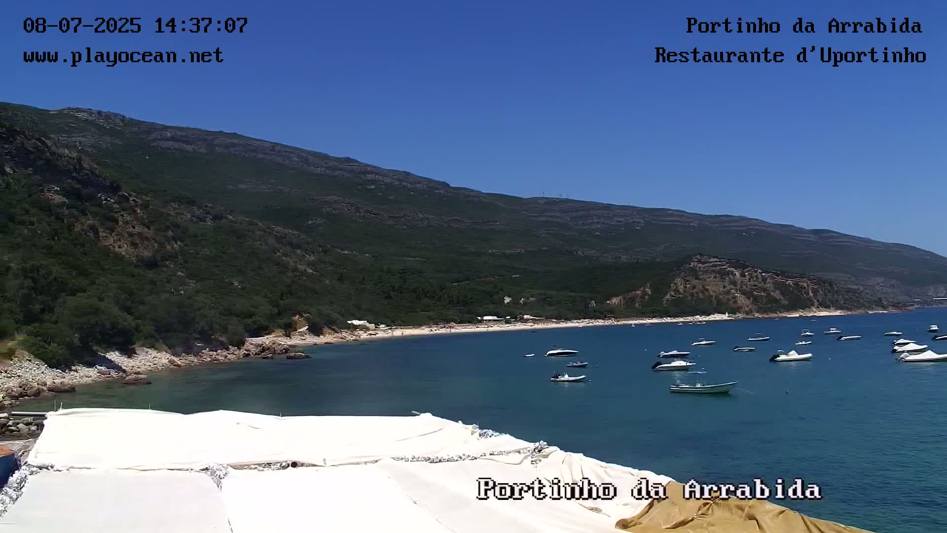 Portinho da Arrabida & Praia do Creiro Beach Live Cam - Sao Lourenco, Setubal, Lisbon, Portugal