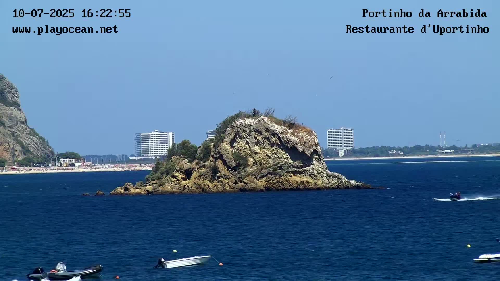 Portinho da Arrabida & Praia do Creiro Beach Live Cam - Sao Lourenco, Setubal, Lisbon, Portugal