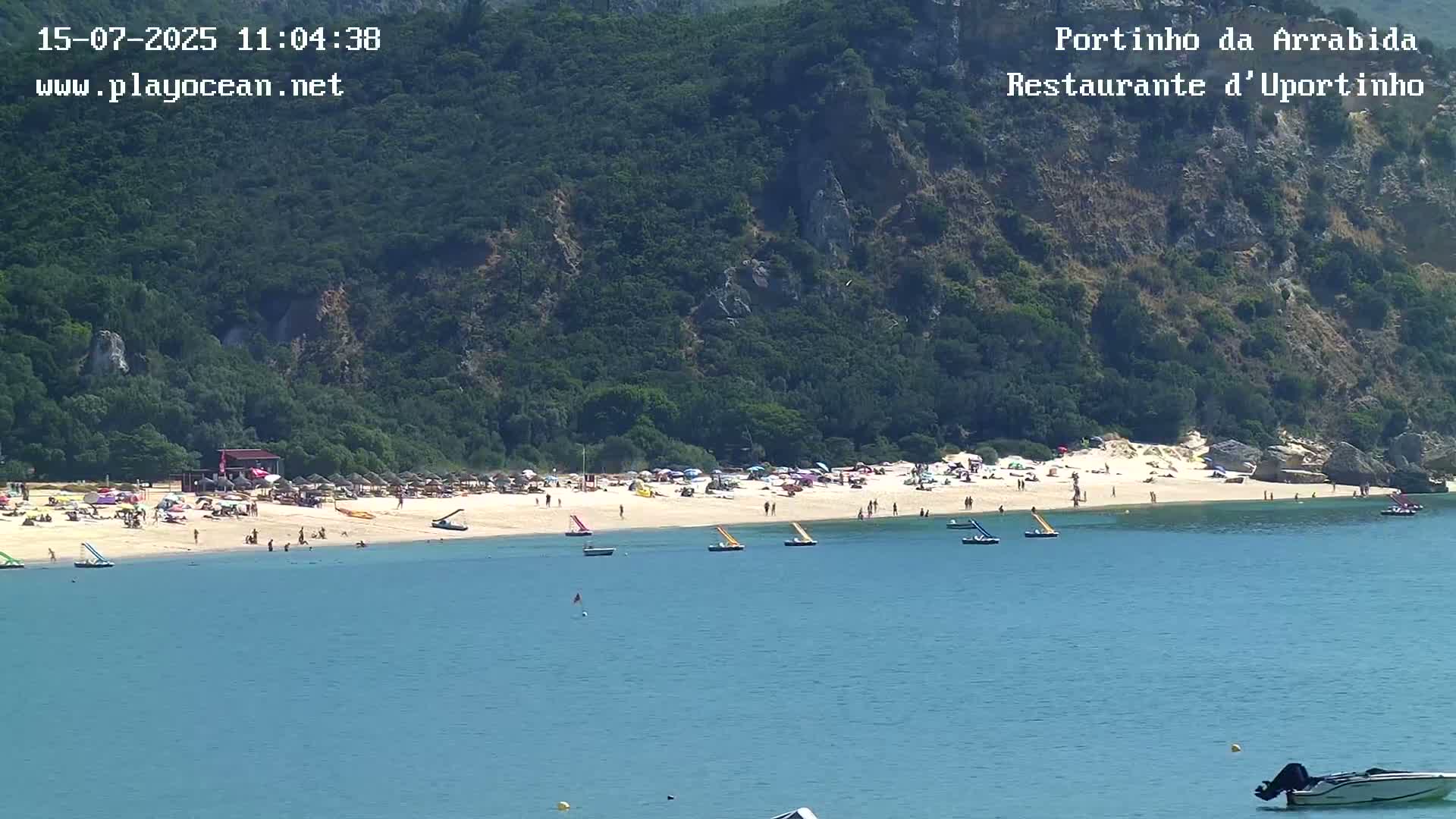 Portinho da Arrabida & Praia do Creiro Beach Live Cam - Sao Lourenco, Setubal, Lisbon, Portugal