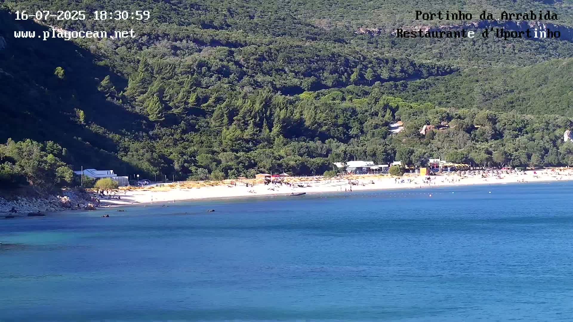 Portinho da Arrabida & Praia do Creiro Beach Live Cam - Sao Lourenco, Setubal, Lisbon, Portugal