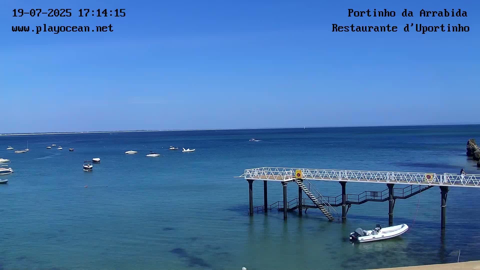 Portinho da Arrabida & Praia do Creiro Beach Live Cam - Sao Lourenco, Setubal, Lisbon, Portugal