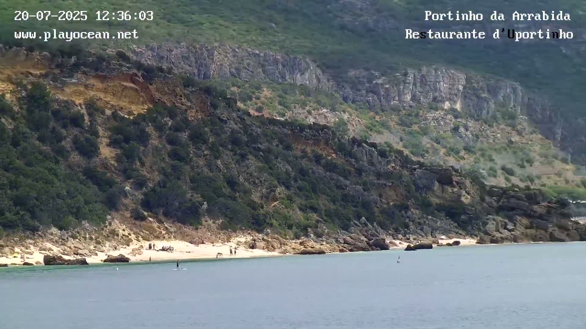 Portinho da Arrabida & Praia do Creiro Beach Live Cam - Sao Lourenco, Setubal, Lisbon, Portugal
