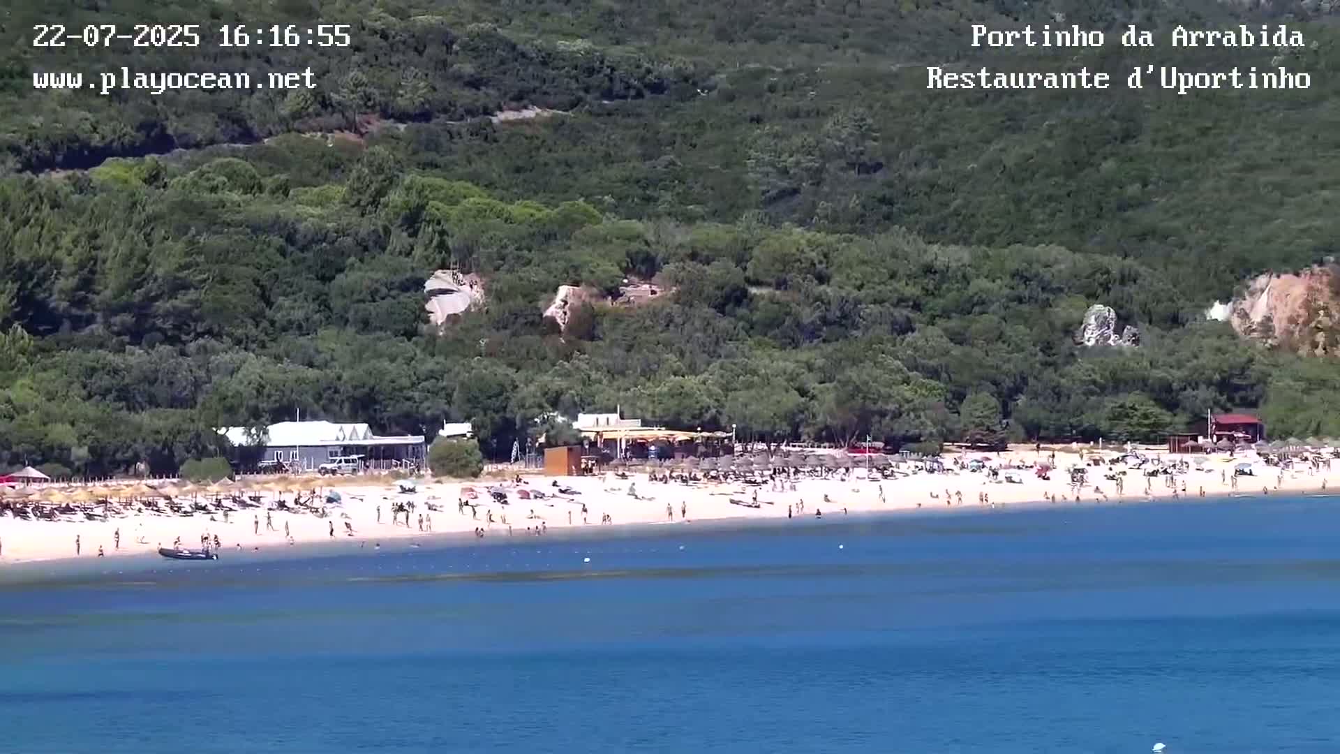 Portinho da Arrabida & Praia do Creiro Beach Live Cam - Sao Lourenco, Setubal, Lisbon, Portugal
