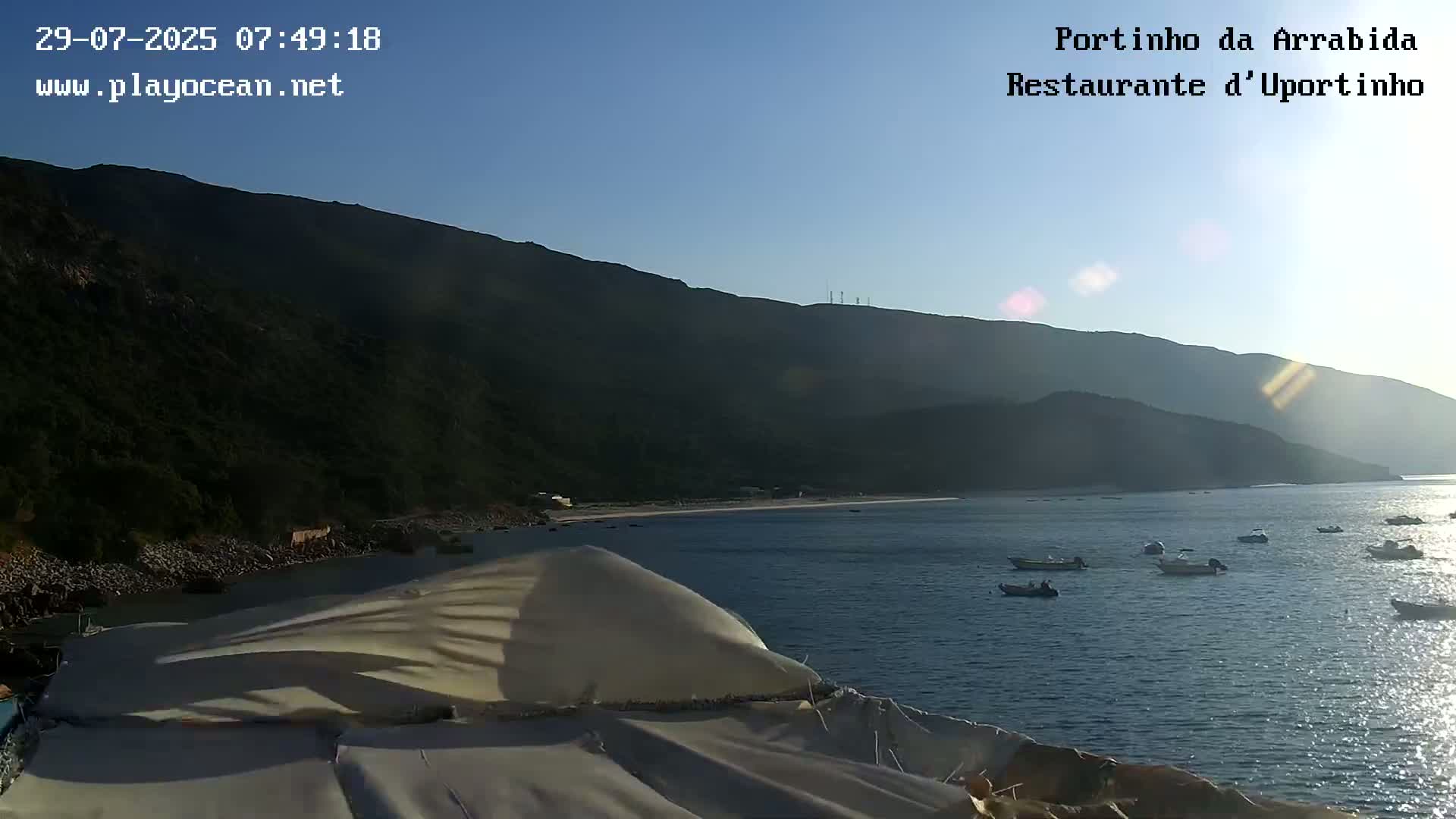Portinho da Arrabida & Praia do Creiro Beach Live Cam - Sao Lourenco, Setubal, Lisbon, Portugal