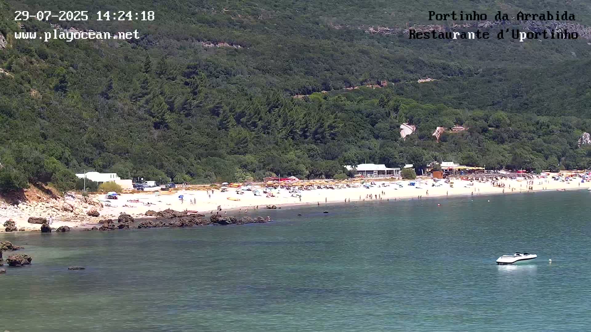 Portinho da Arrabida & Praia do Creiro Beach Live Cam - Sao Lourenco, Setubal, Lisbon, Portugal