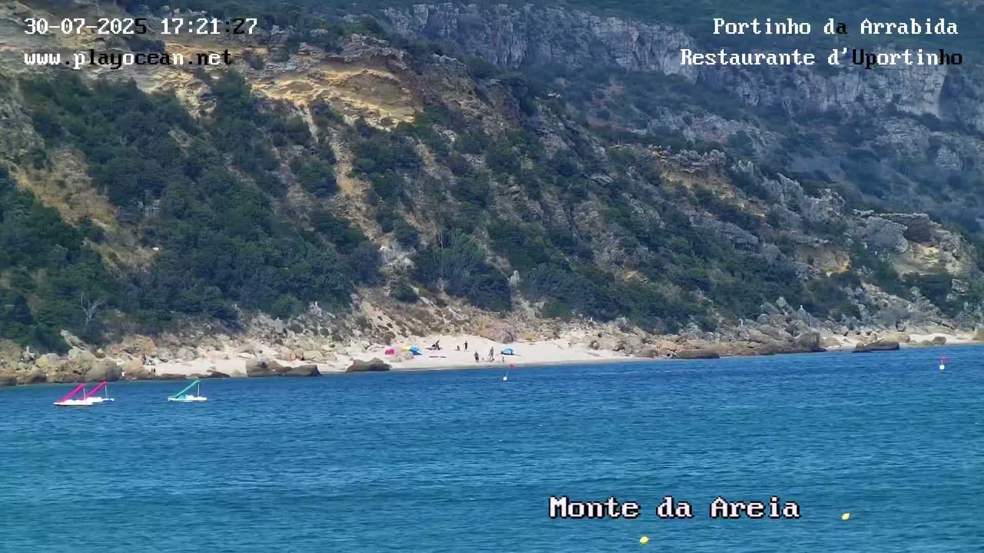 Portinho da Arrabida & Praia do Creiro Beach Live Cam - Sao Lourenco, Setubal, Lisbon, Portugal