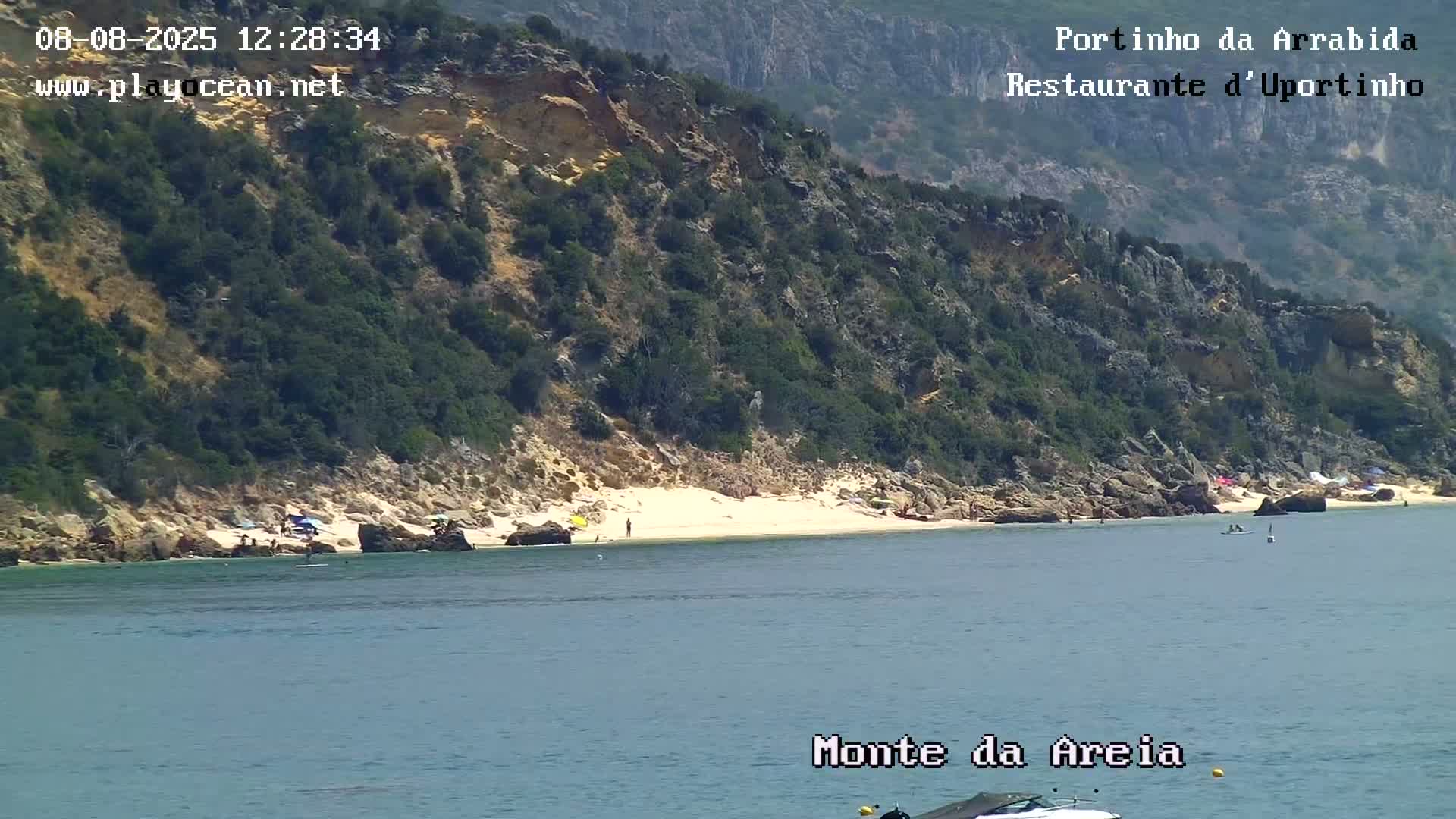 Portinho da Arrabida & Praia do Creiro Beach Live Cam - Sao Lourenco, Setubal, Lisbon, Portugal