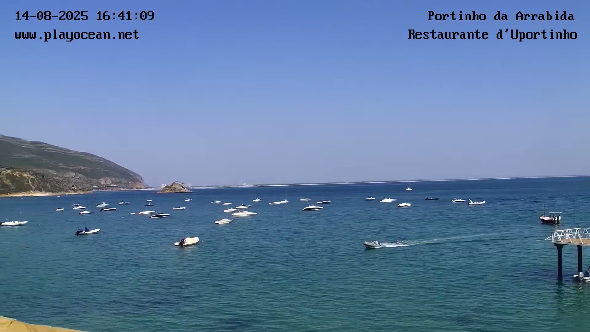 Portinho da Arrabida & Praia do Creiro Beach Live Cam - Sao Lourenco, Setubal, Lisbon, Portugal