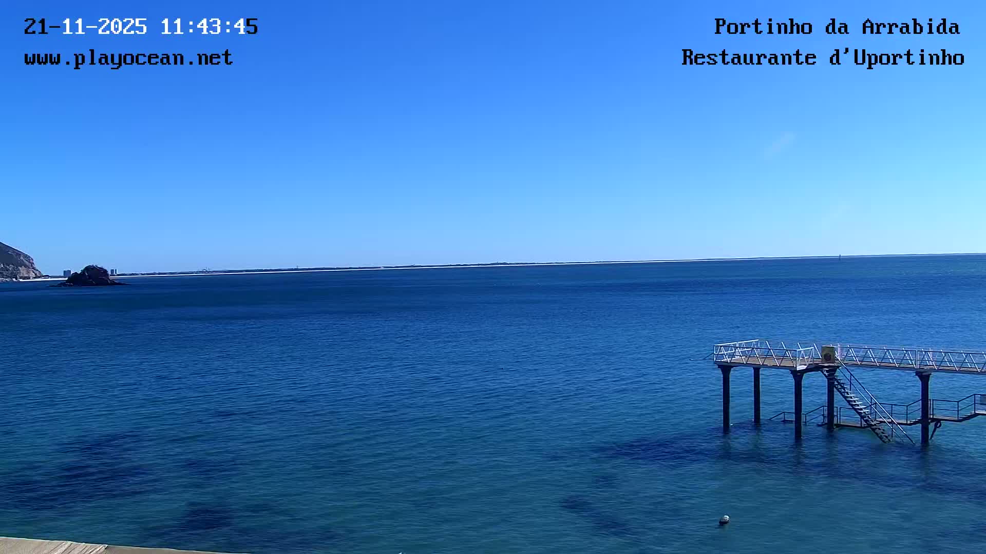 Portinho da Arrabida & Praia do Creiro Beach Live Cam - Sao Lourenco, Setubal, Lisbon, Portugal