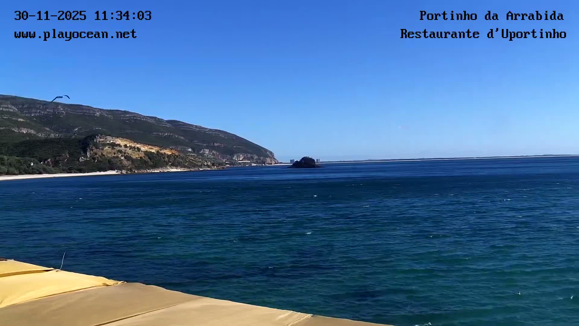 Portinho da Arrabida & Praia do Creiro Beach Live Cam - Sao Lourenco, Setubal, Lisbon, Portugal