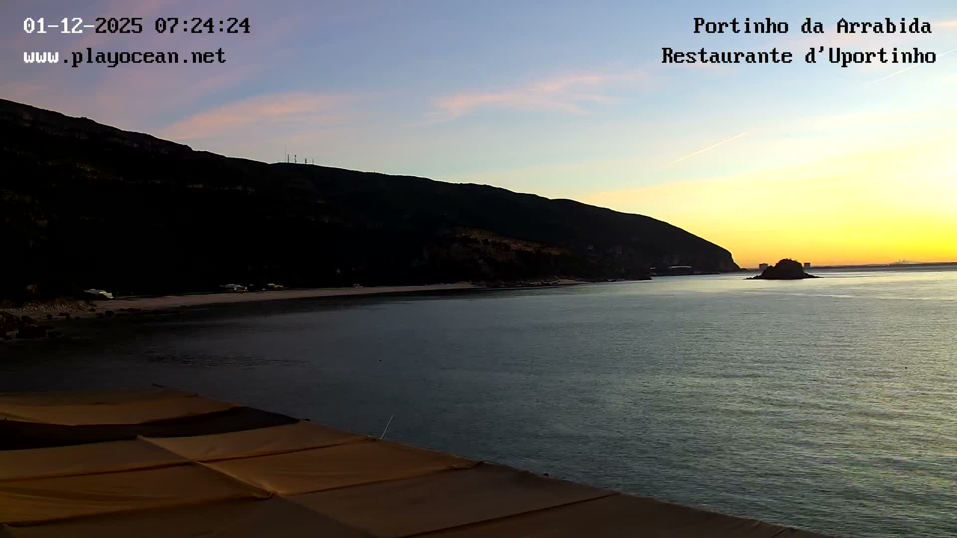Portinho da Arrabida & Praia do Creiro Beach Live Cam - Sao Lourenco, Setubal, Lisbon, Portugal