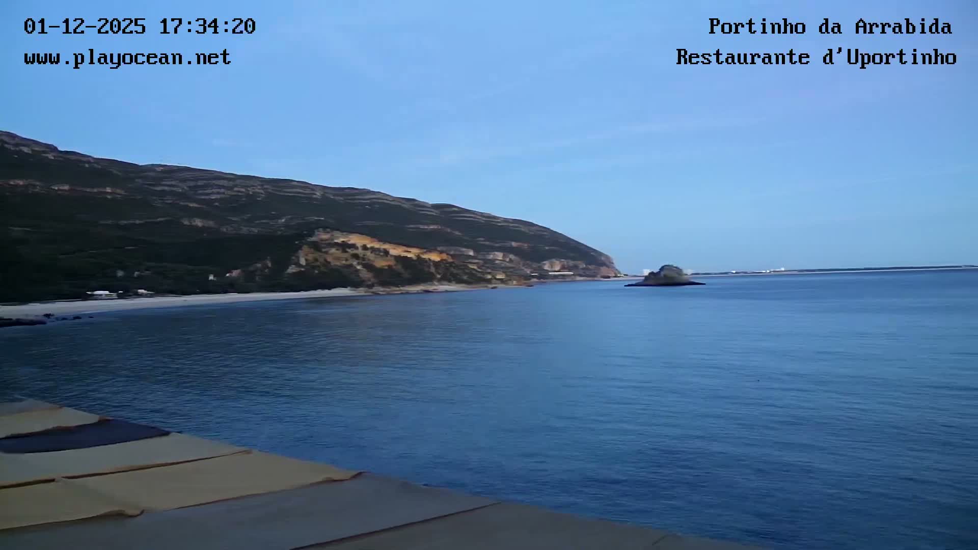 Portinho da Arrabida & Praia do Creiro Beach Live Cam - Sao Lourenco, Setubal, Lisbon, Portugal