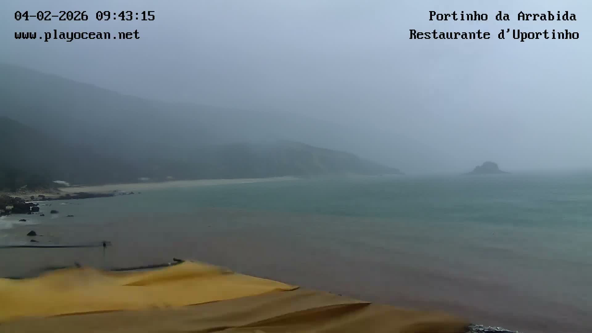 Portinho da Arrabida & Praia do Creiro Beach Live Cam - Sao Lourenco, Setubal, Lisbon, Portugal