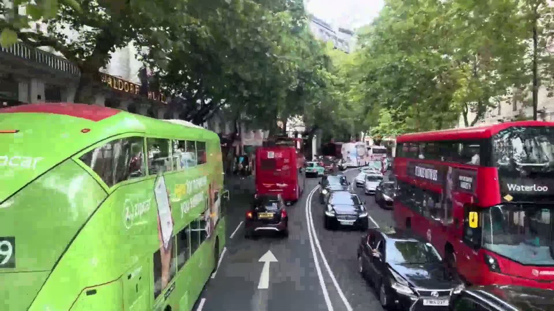 London Bus Rides - London, England, United Kingdom