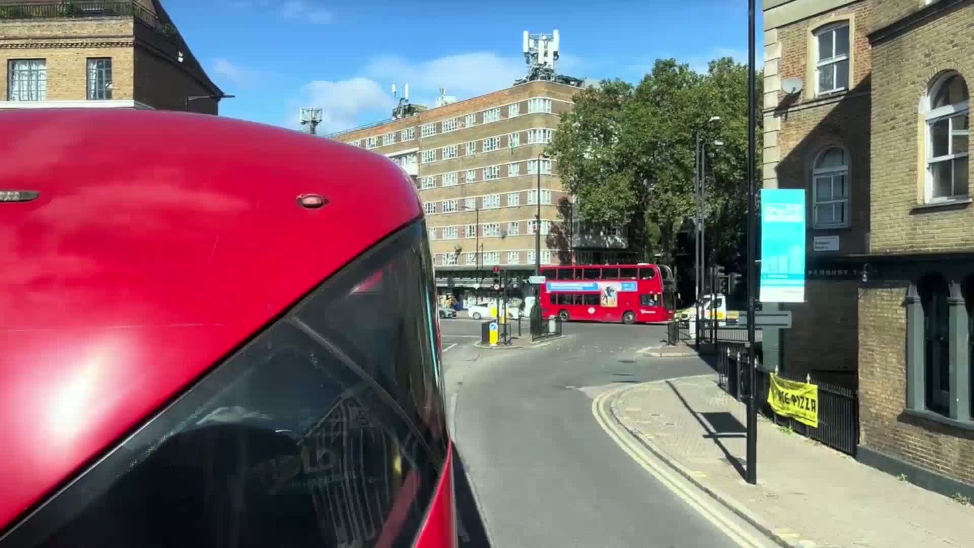 London Bus Rides - London, England, United Kingdom