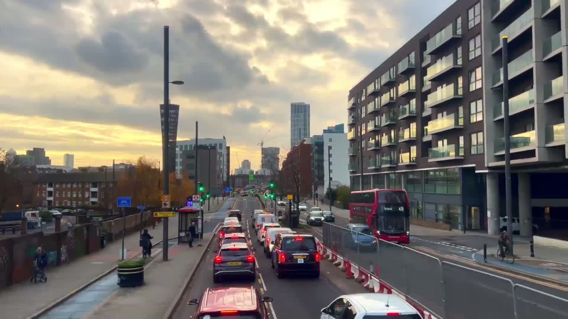 London Bus Rides - London, England, United Kingdom
