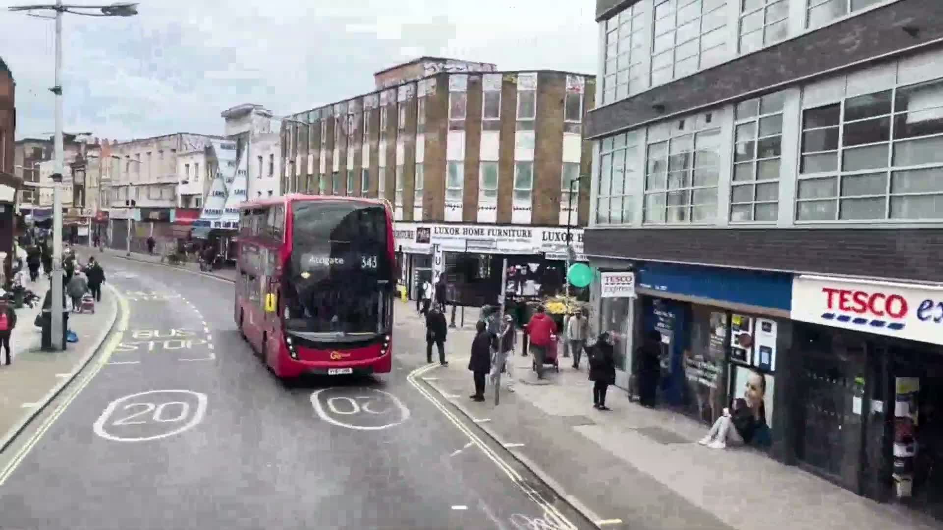 London Bus Rides - London, England, United Kingdom