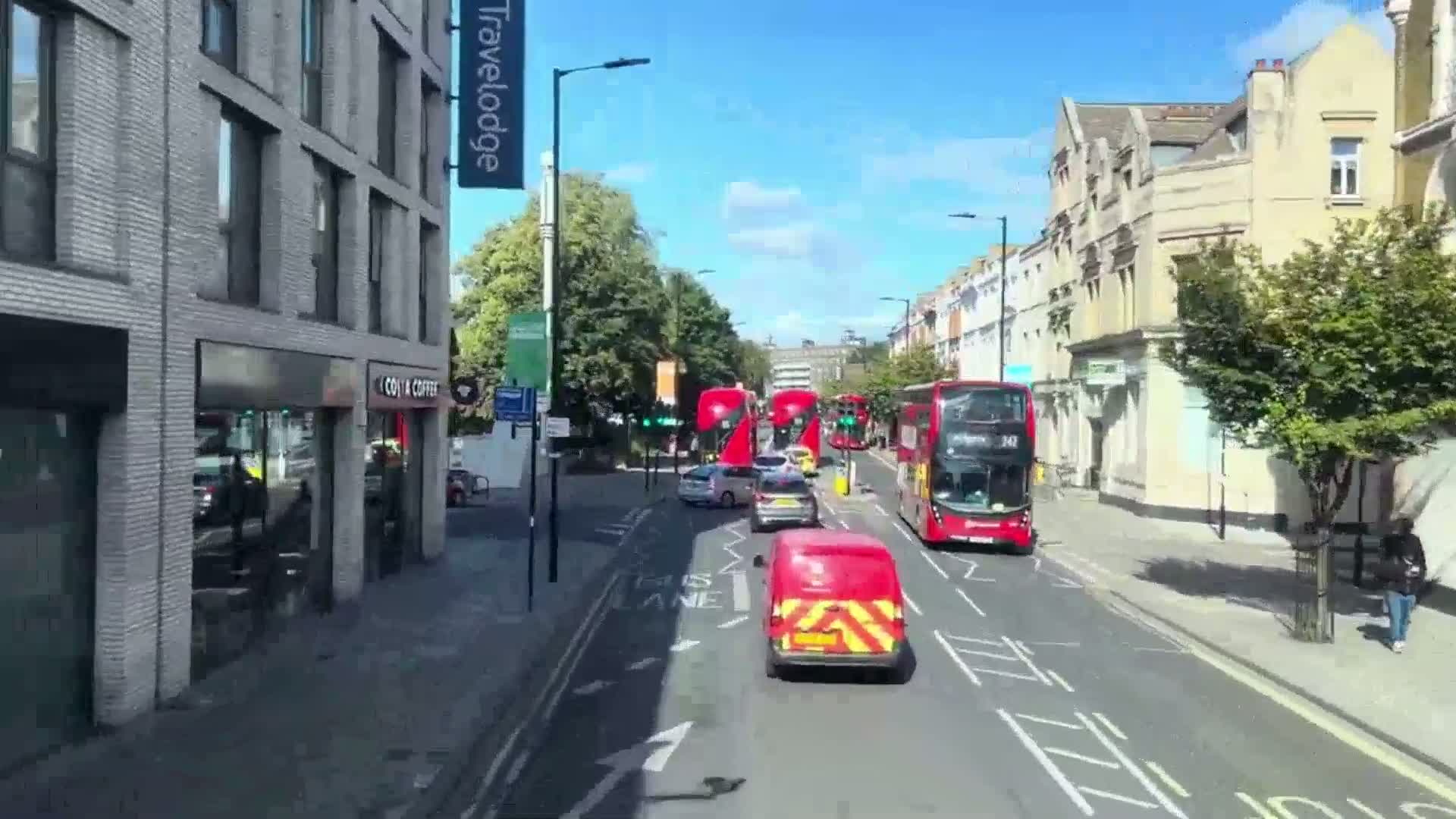 London Bus Rides - London, England, United Kingdom