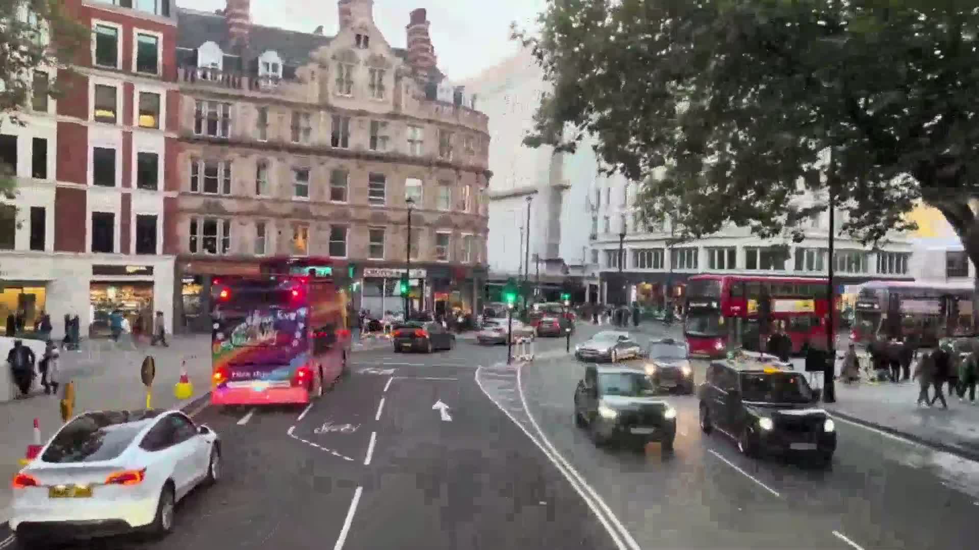 London Bus Rides - London, England, United Kingdom