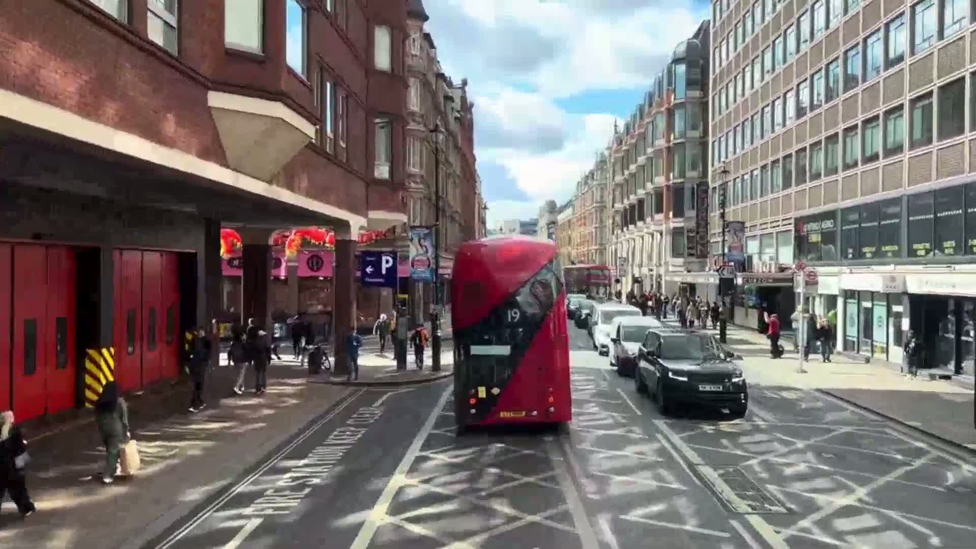 London Bus Rides - London, England, United Kingdom