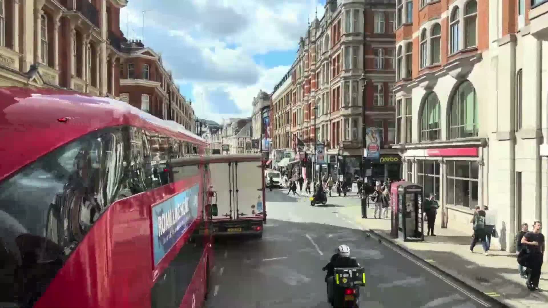 London Bus Rides - London, England, United Kingdom