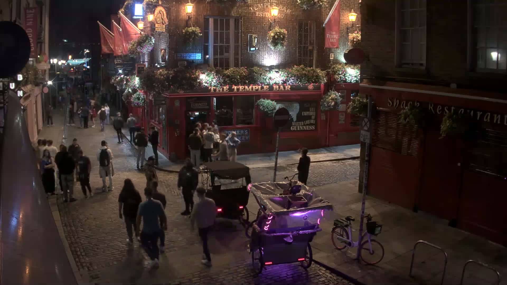 South Dublin , 45 Temple Bar Street Live Cam - Dublin,Eastern and Midland, Leinster, Ireland 