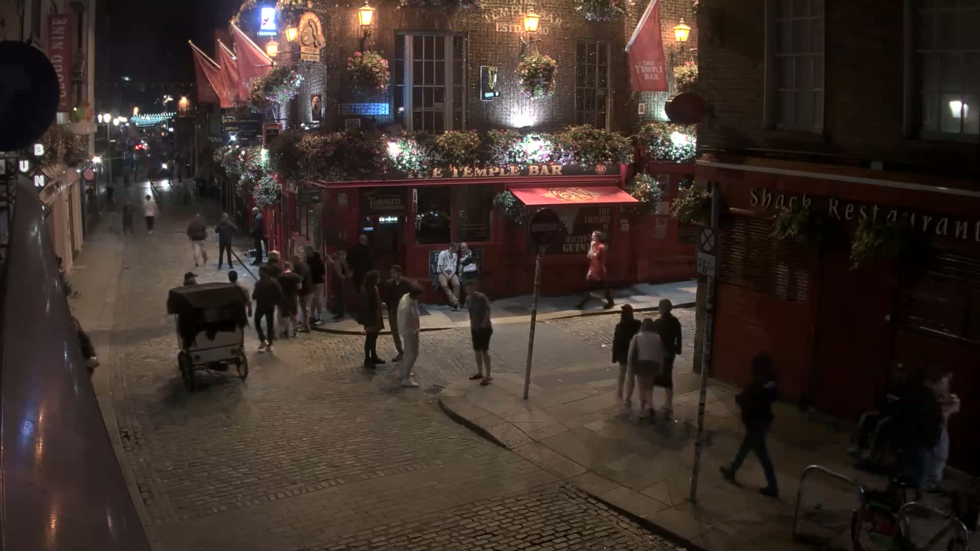 South Dublin , 45 Temple Bar Street Live Cam - Dublin,Eastern and Midland, Leinster, Ireland 