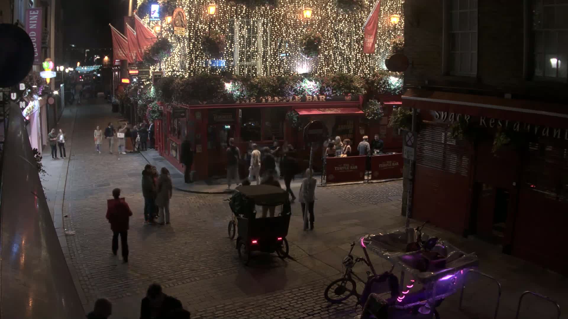South Dublin , 45 Temple Bar Street Live Cam - Dublin,Eastern and Midland, Leinster, Ireland 