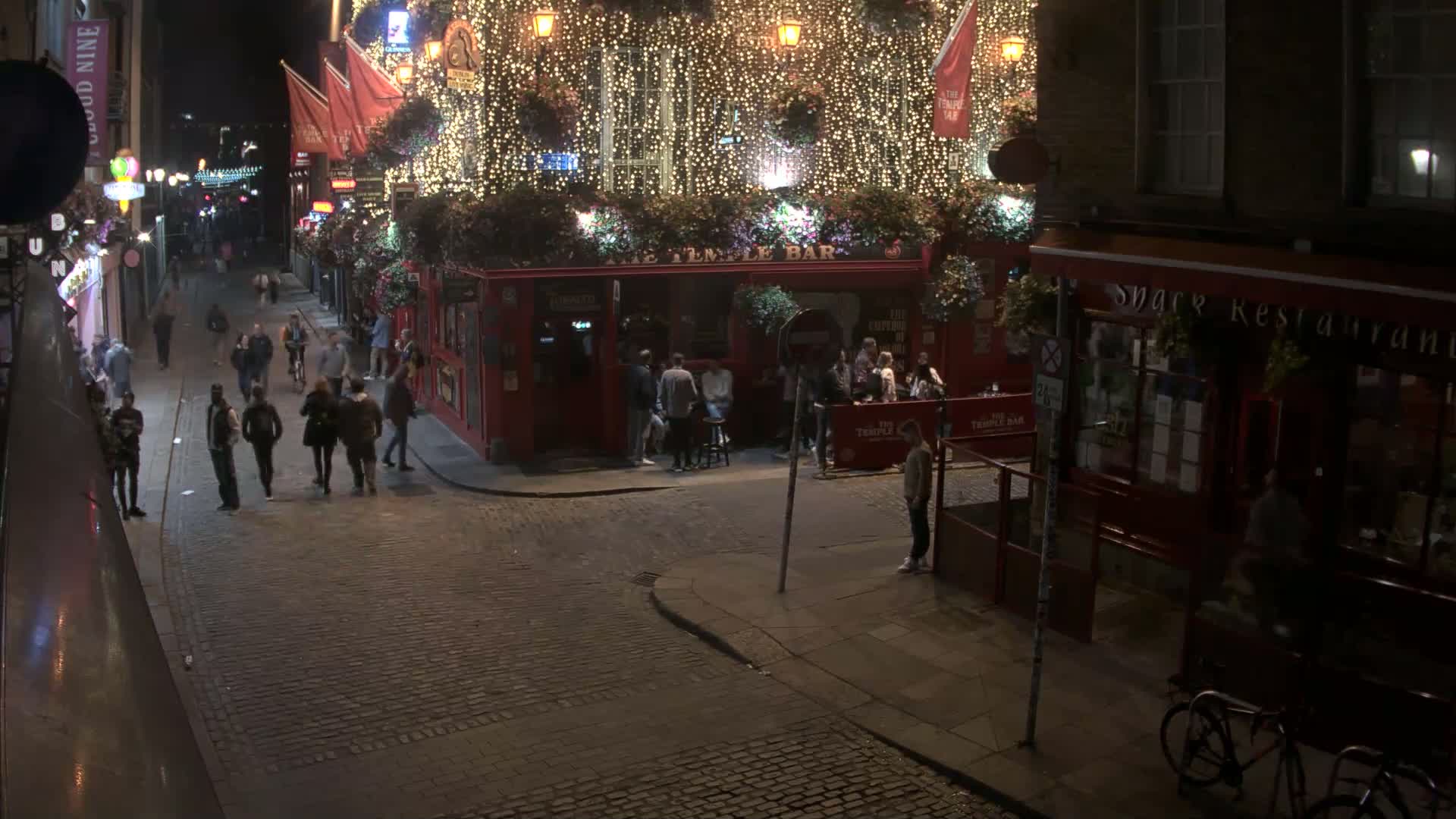 South Dublin , 45 Temple Bar Street Live Cam - Dublin,Eastern and Midland, Leinster, Ireland 