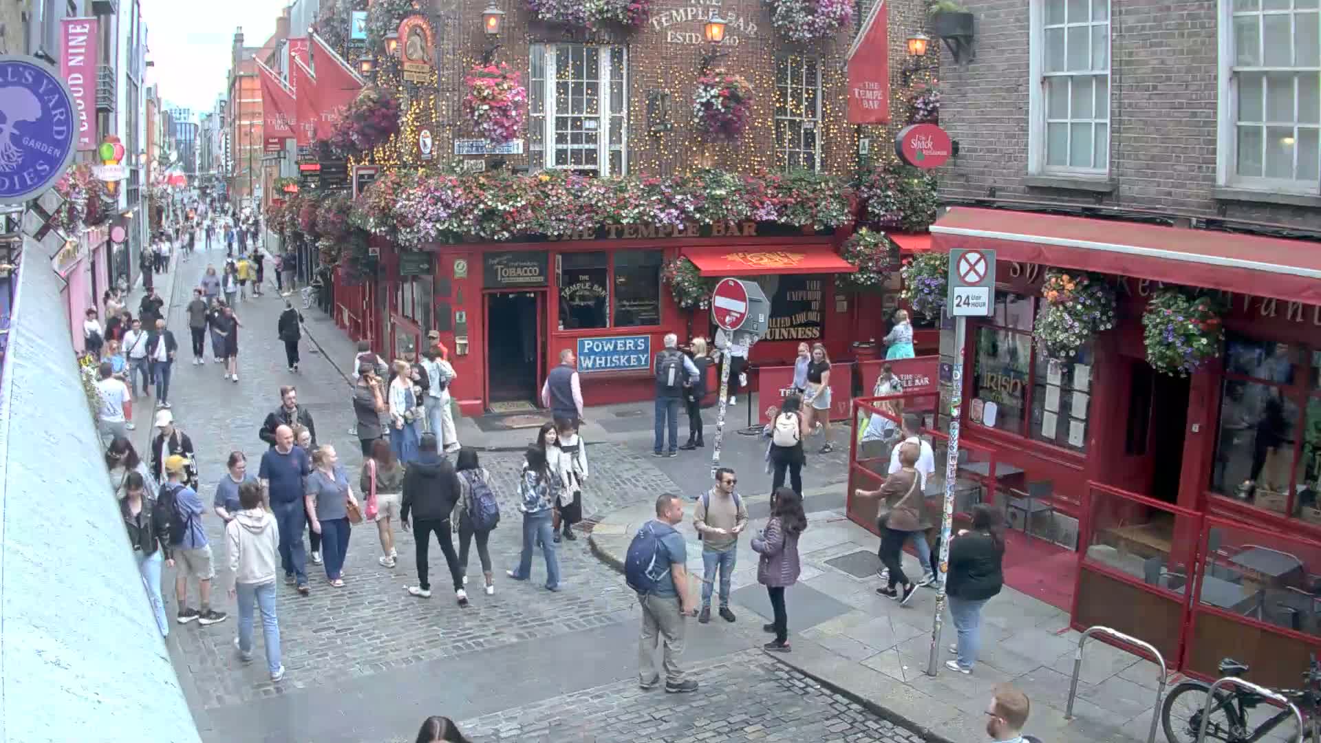 South Dublin , 45 Temple Bar Street Live Cam - Dublin,Eastern and Midland, Leinster, Ireland 