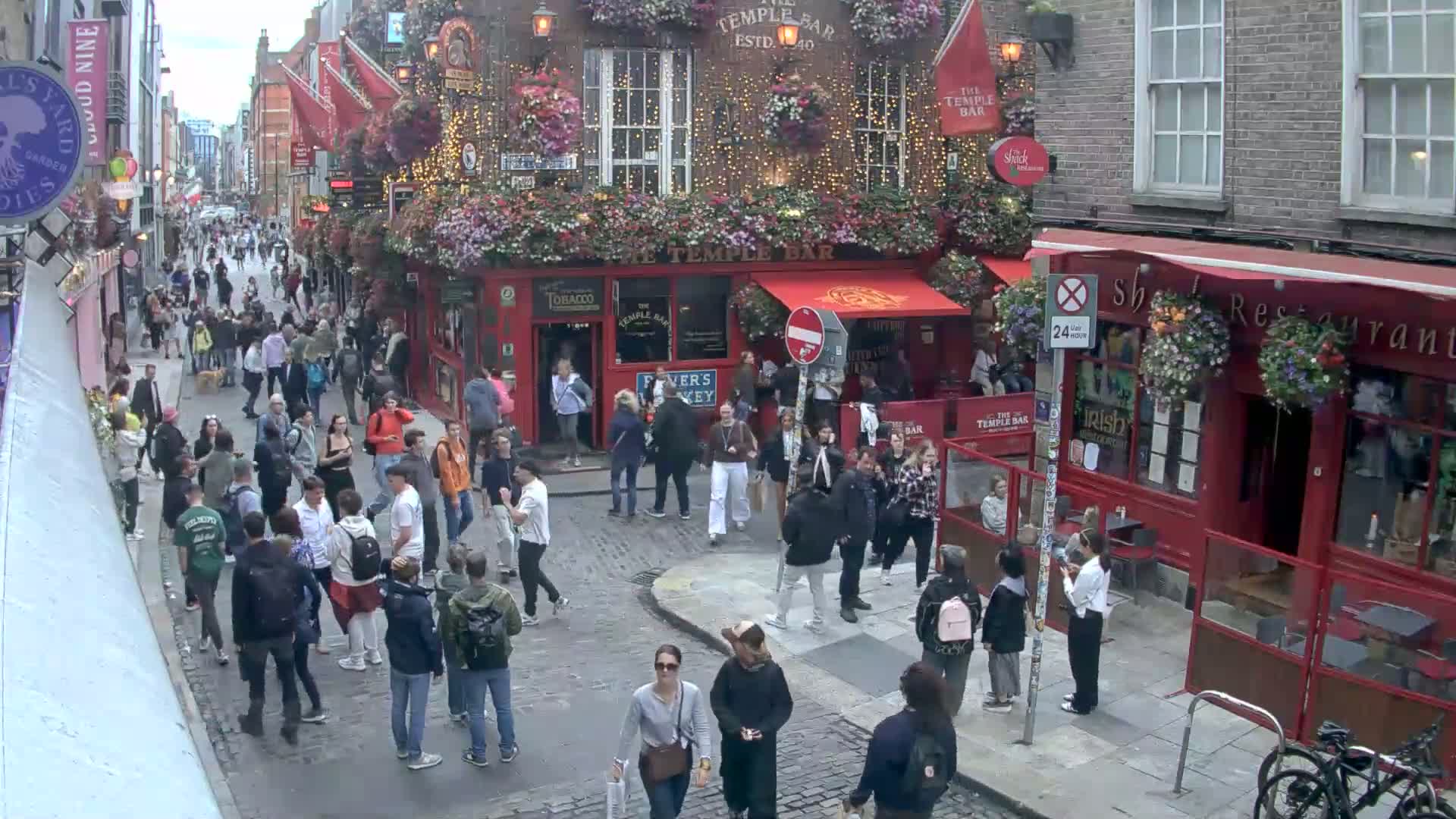 South Dublin , 45 Temple Bar Street Live Cam - Dublin,Eastern and Midland, Leinster, Ireland 