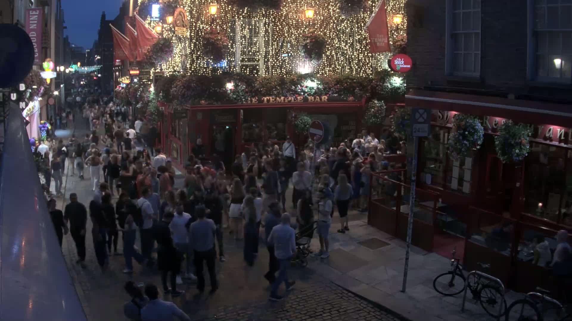 South Dublin , 45 Temple Bar Street Live Cam - Dublin,Eastern and Midland, Leinster, Ireland 