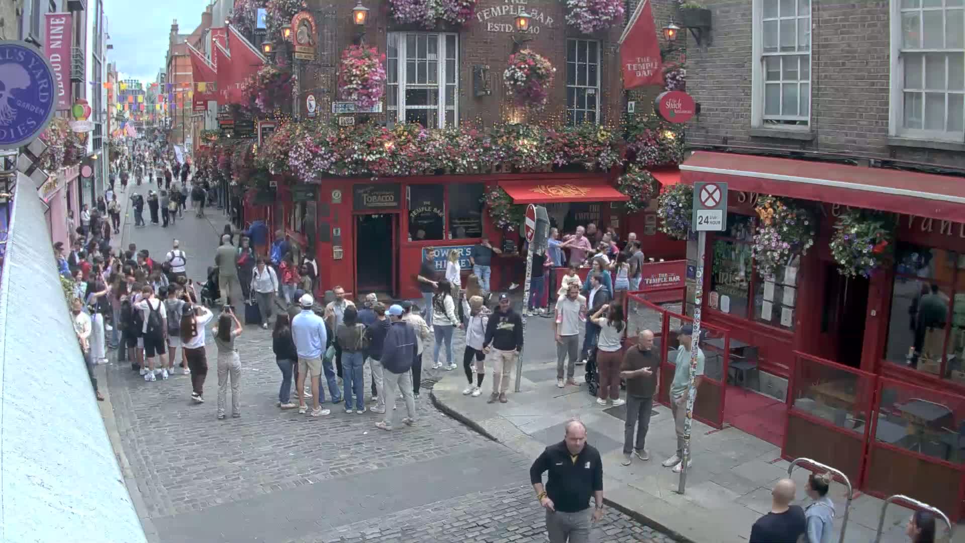 South Dublin , 45 Temple Bar Street Live Cam - Dublin,Eastern and Midland, Leinster, Ireland 