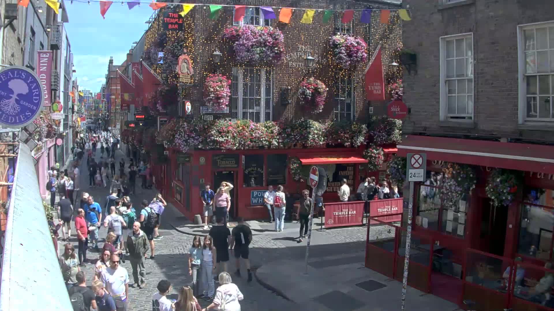 South Dublin , 45 Temple Bar Street Live Cam - Dublin,Eastern and Midland, Leinster, Ireland 