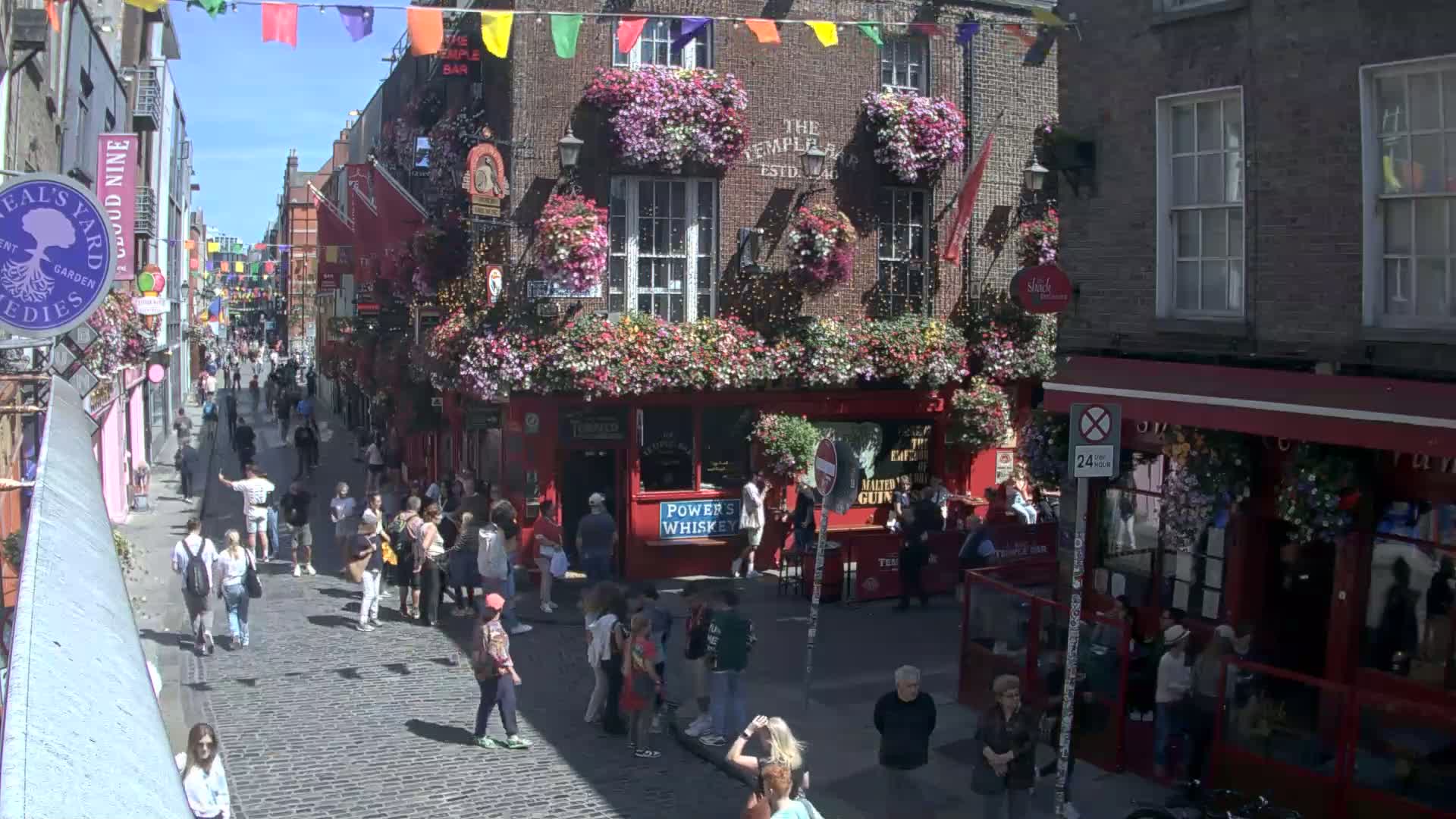 South Dublin , 45 Temple Bar Street Live Cam - Dublin,Eastern and Midland, Leinster, Ireland 