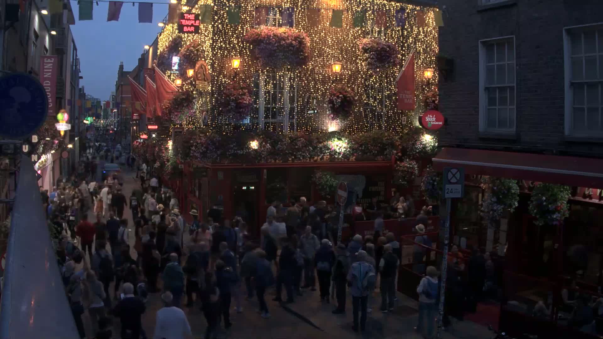 South Dublin , 45 Temple Bar Street Live Cam - Dublin,Eastern and Midland, Leinster, Ireland 