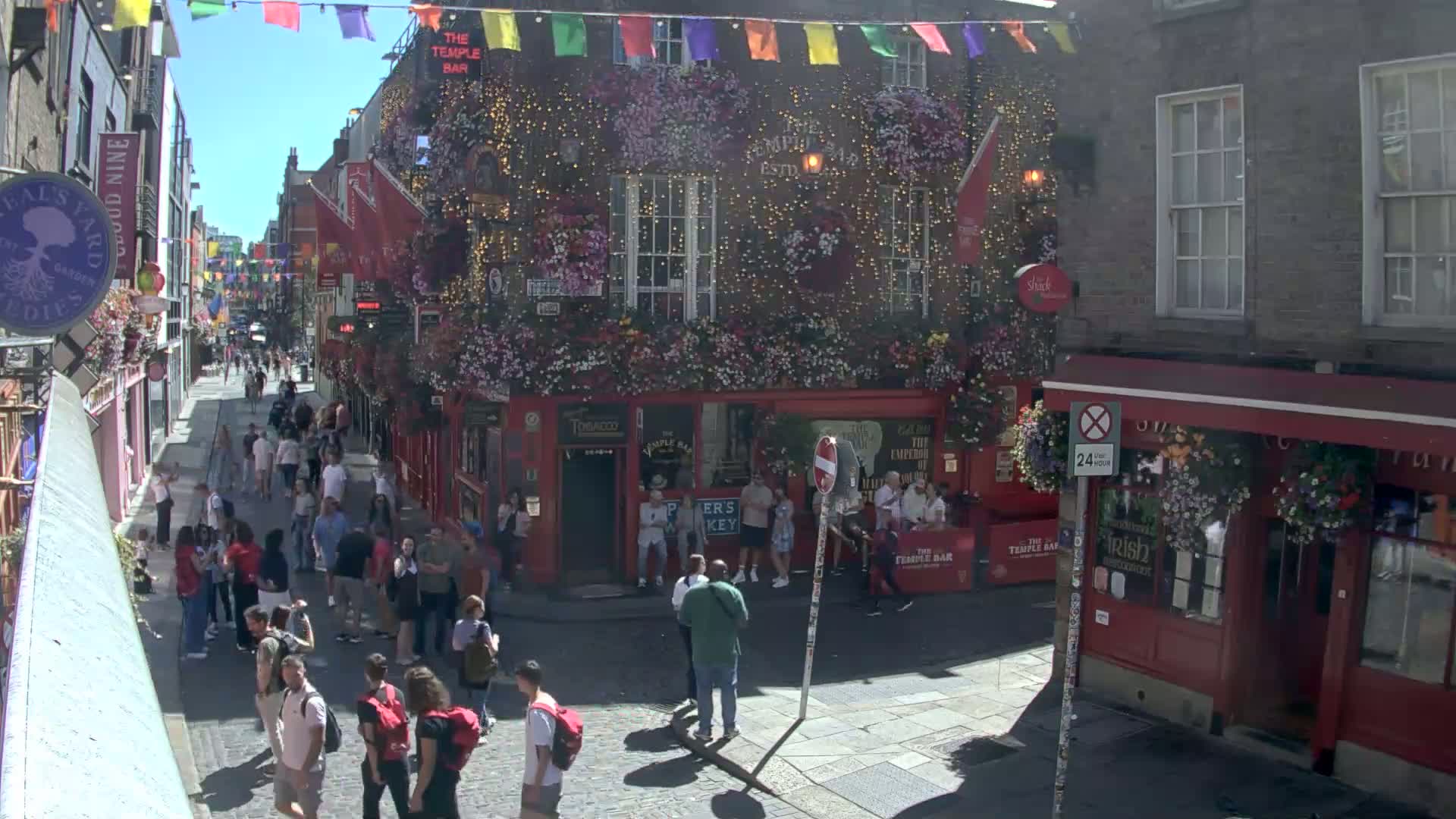 South Dublin , 45 Temple Bar Street Live Cam - Dublin,Eastern and Midland, Leinster, Ireland 