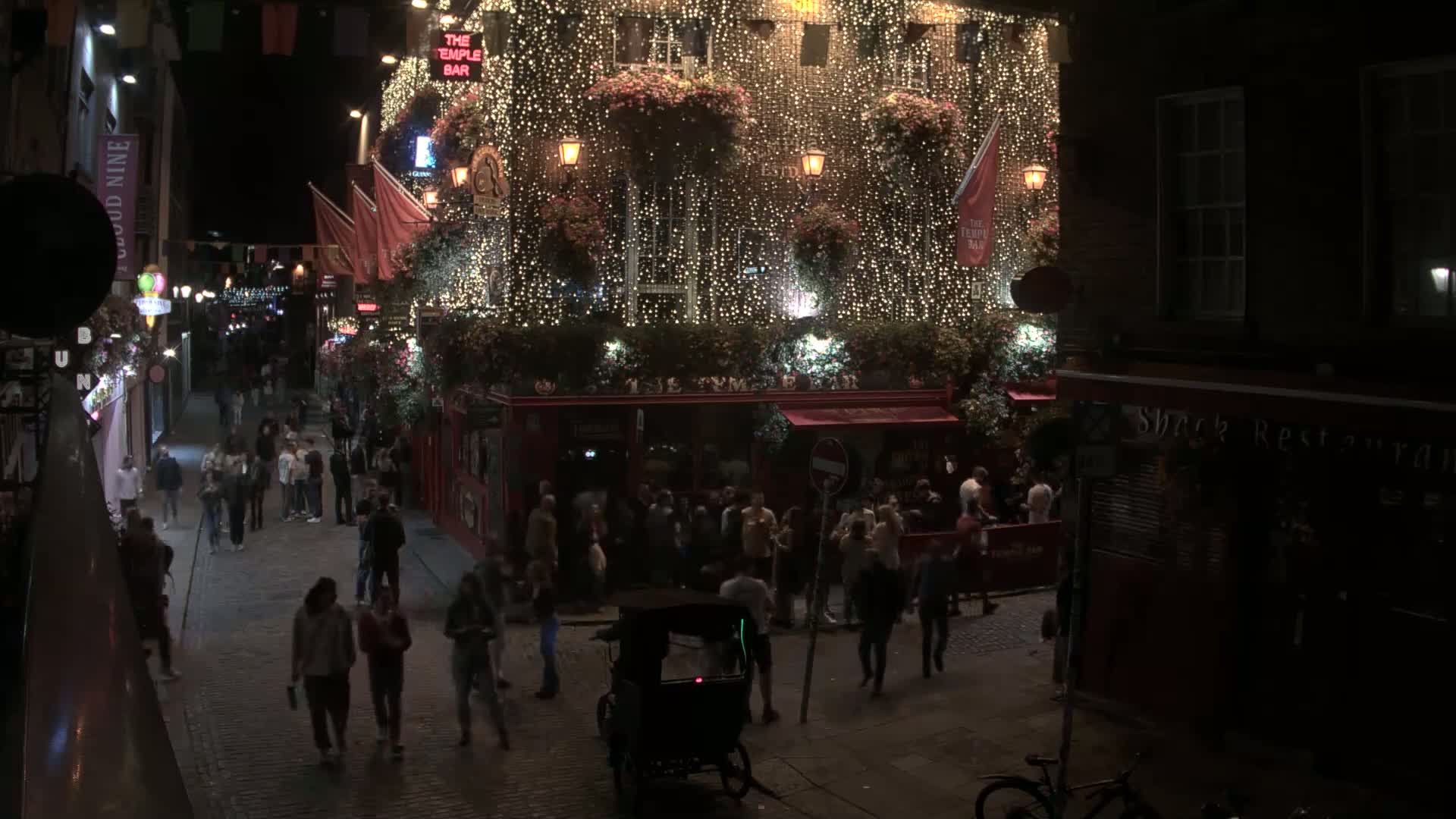 South Dublin , 45 Temple Bar Street Live Cam - Dublin,Eastern and Midland, Leinster, Ireland 