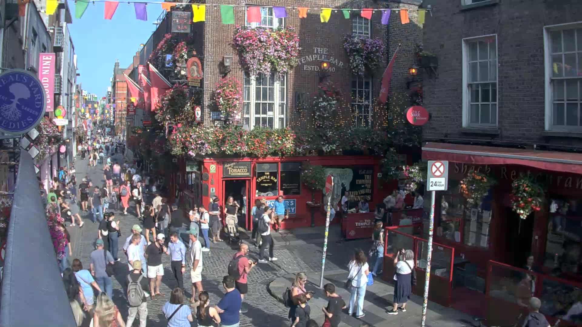 South Dublin , 45 Temple Bar Street Live Cam - Dublin,Eastern and Midland, Leinster, Ireland 