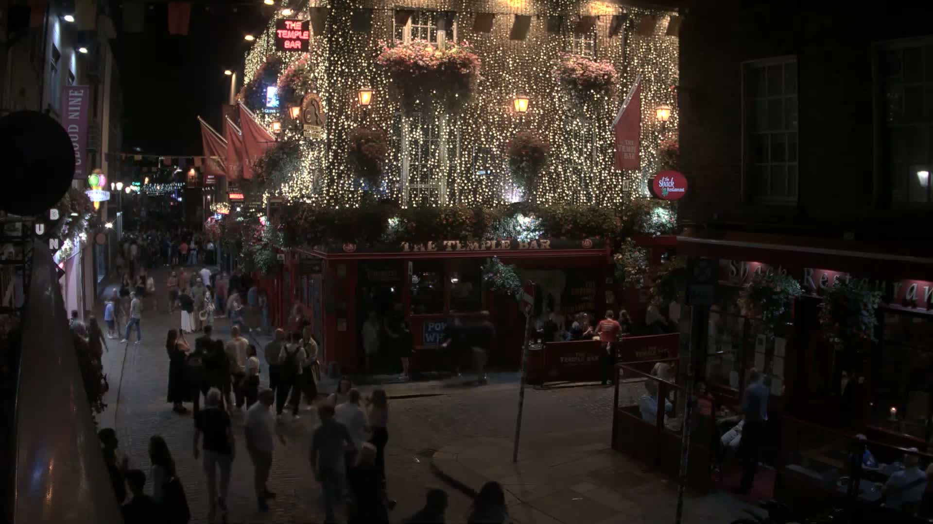 South Dublin , 45 Temple Bar Street Live Cam - Dublin,Eastern and Midland, Leinster, Ireland 