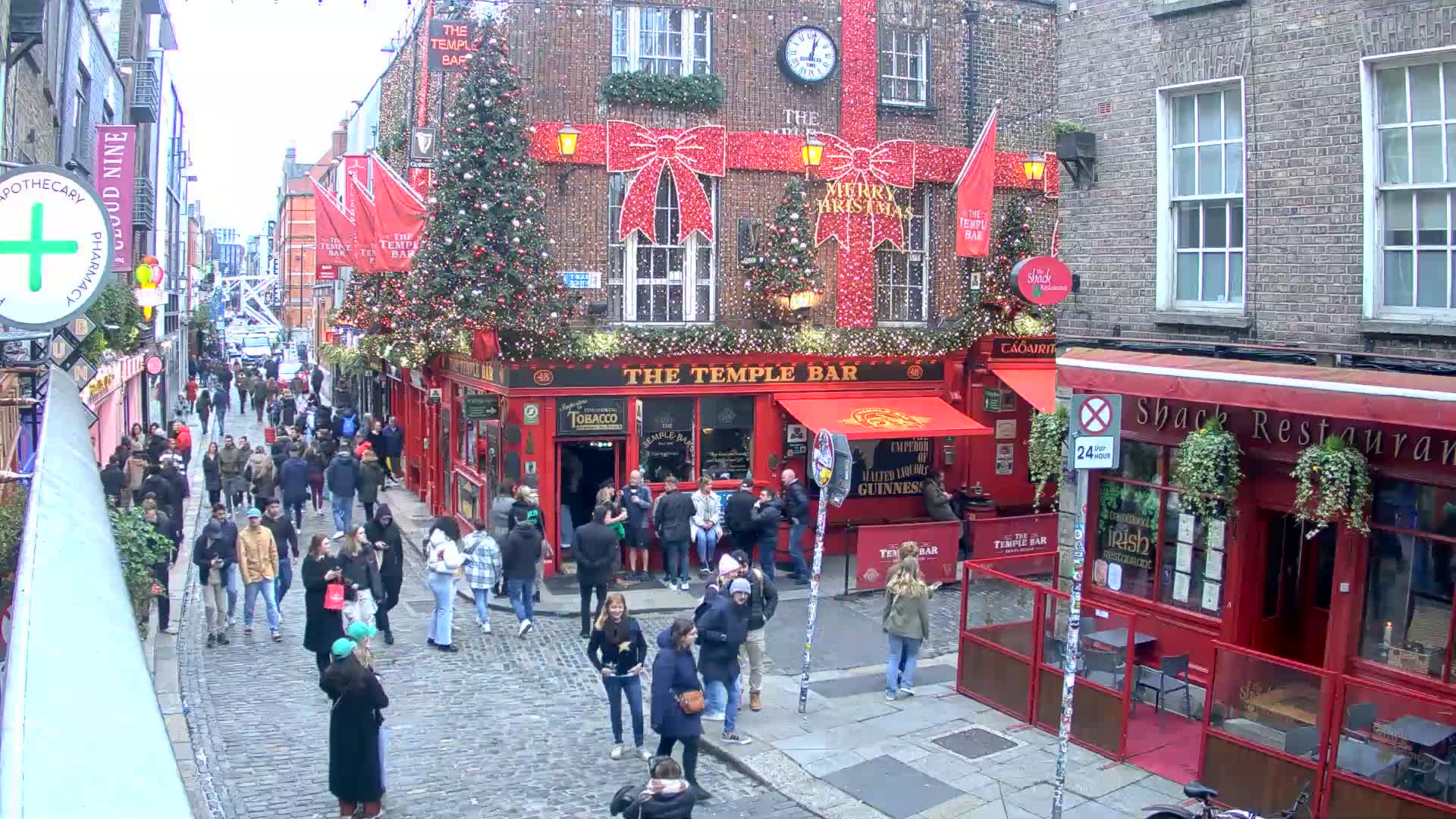 South Dublin , 45 Temple Bar Street Live Cam - Dublin,Eastern and Midland, Leinster, Ireland 