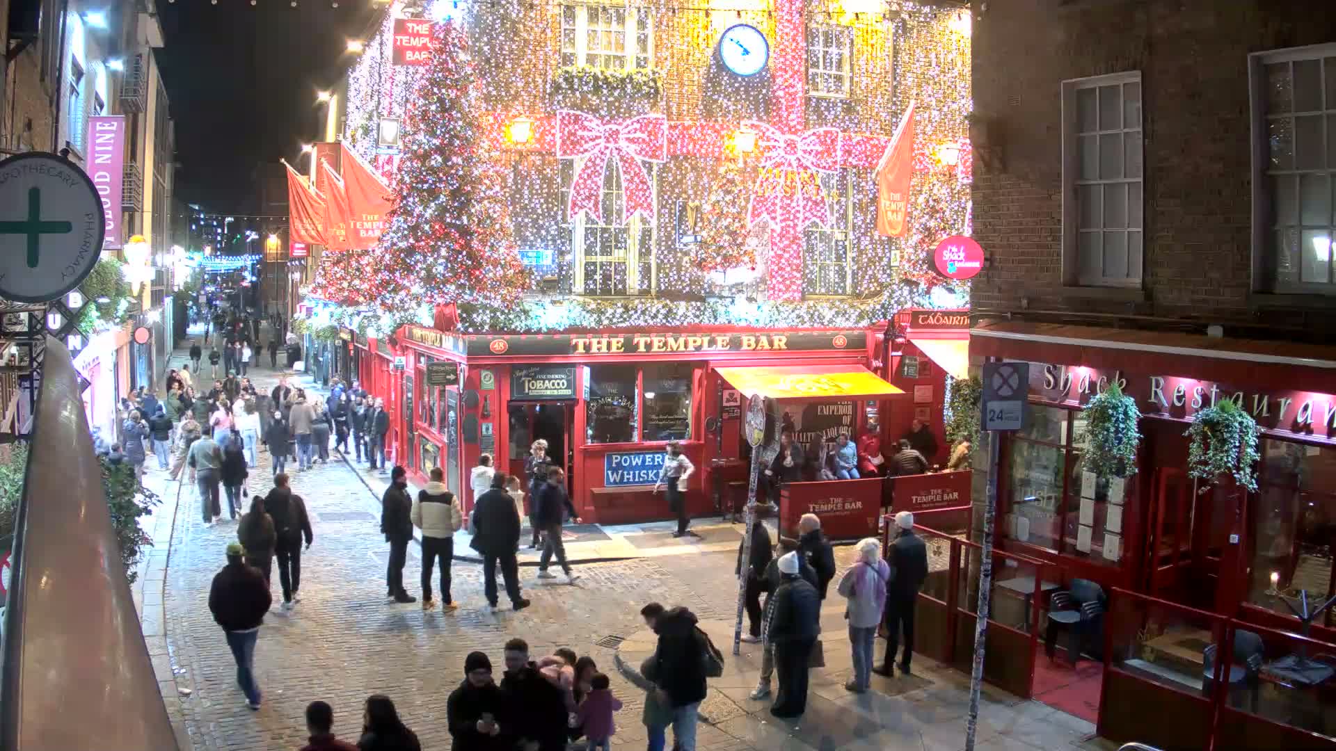South Dublin , 45 Temple Bar Street Live Cam - Dublin,Eastern and Midland, Leinster, Ireland 