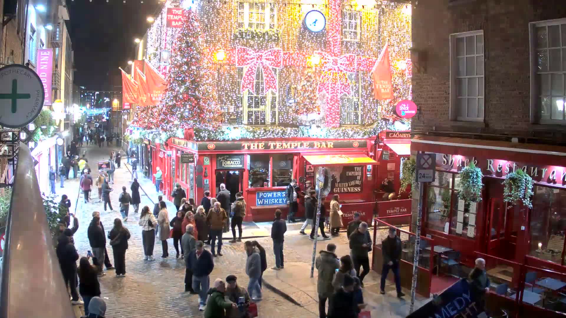 South Dublin , 45 Temple Bar Street Live Cam - Dublin,Eastern and Midland, Leinster, Ireland 
