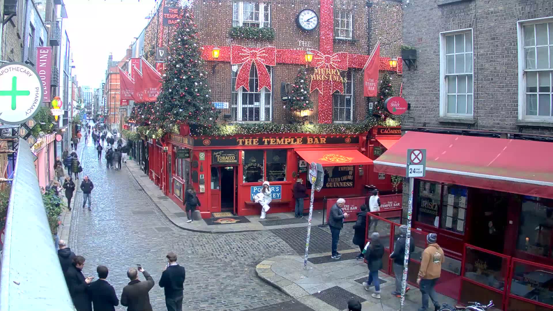 South Dublin , 45 Temple Bar Street Live Cam - Dublin,Eastern and Midland, Leinster, Ireland 