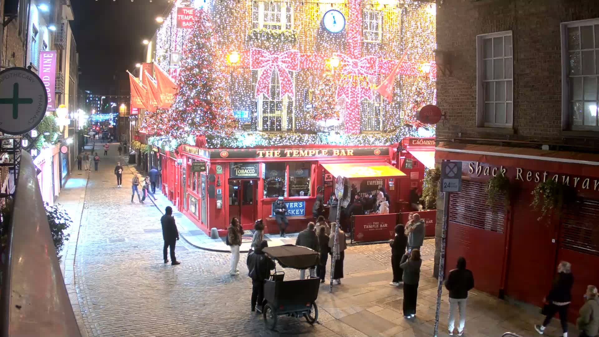 South Dublin , 45 Temple Bar Street Live Cam - Dublin,Eastern and Midland, Leinster, Ireland 