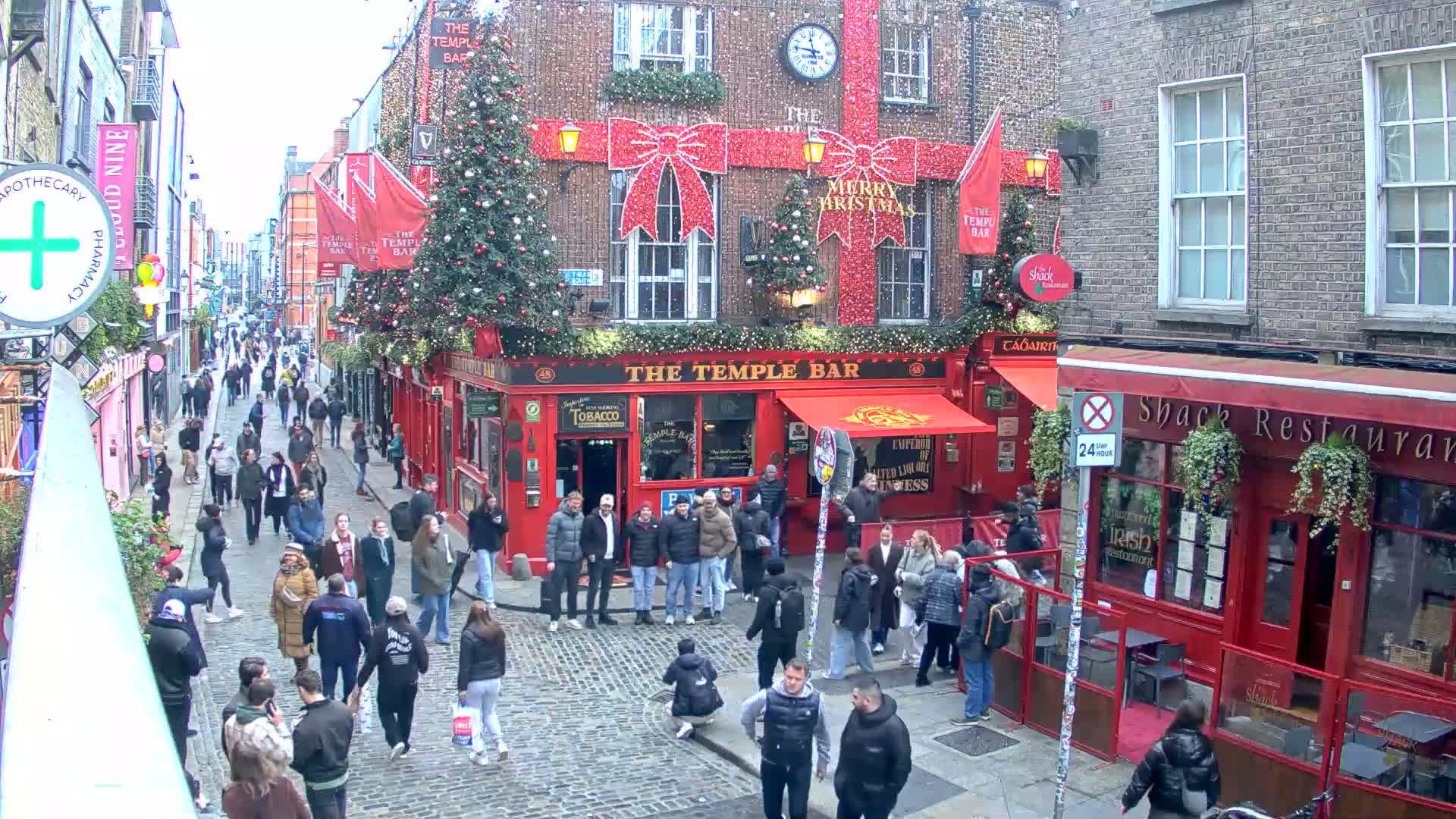 South Dublin , 45 Temple Bar Street Live Cam - Dublin,Eastern and Midland, Leinster, Ireland 