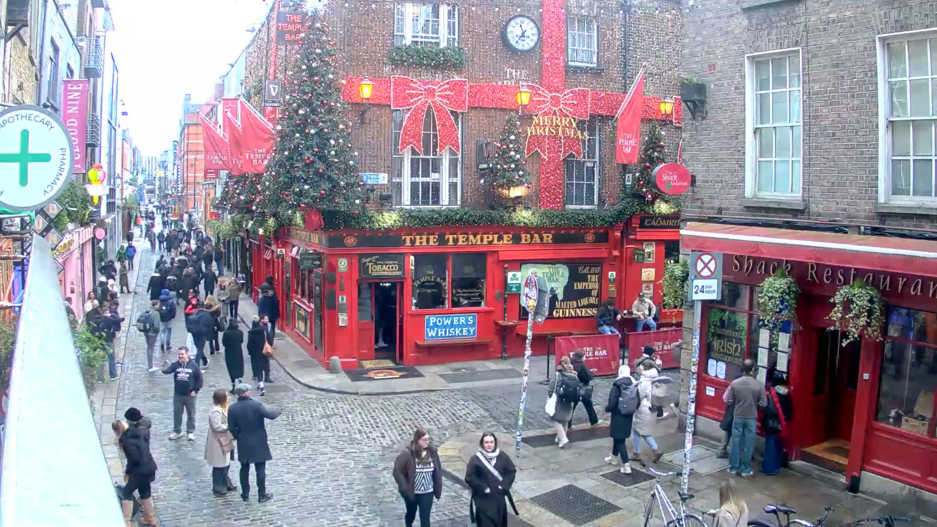 South Dublin , 45 Temple Bar Street Live Cam - Dublin,Eastern and Midland, Leinster, Ireland 
