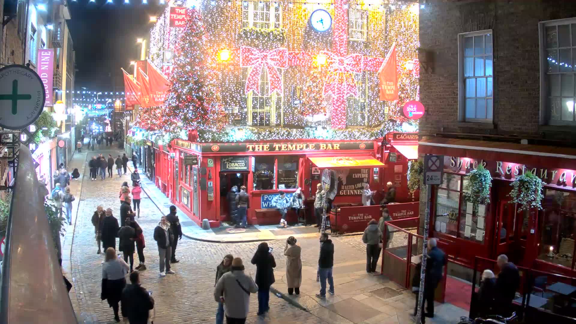 South Dublin , 45 Temple Bar Street Live Cam - Dublin,Eastern and Midland, Leinster, Ireland 